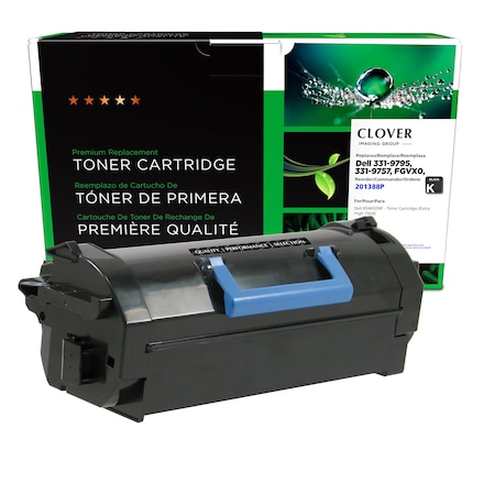 Cig Clover Imaging Remanufactured Extra High Yield Toner Cartridge for Dell B5465 201388P